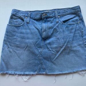 Madewell Light Blue Denim Skirt